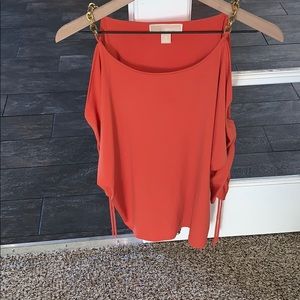 Orange Michael Kors Drop sleeve blouse ✨💫